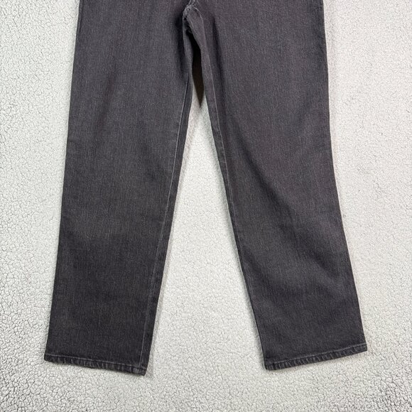 Lucky Brand Jeans Women Size 6/26 Washed Black Authentic Straight Crop Stretch - Picture 3 of 13